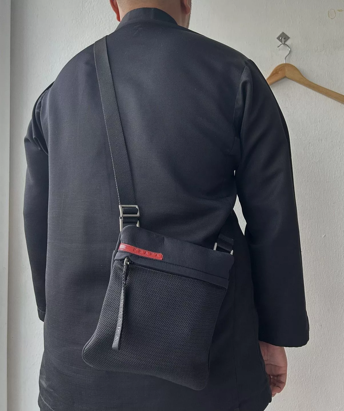 Prada Bags Luggage Authentic Prada Sling Bag Black