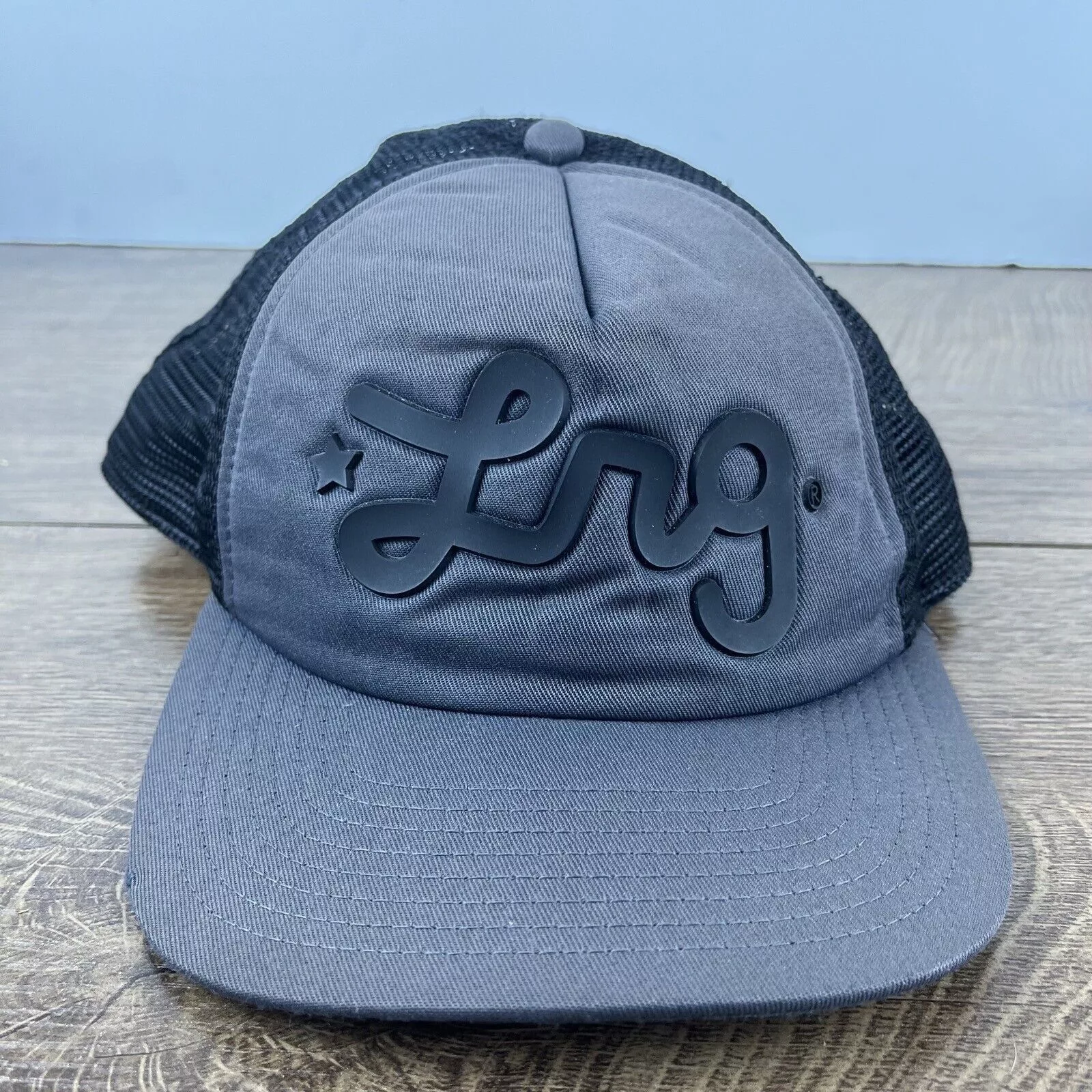 Other Hats Other LNG Snapback Hat LNG Gray Snapback Hat Gray Adjustable Hat A