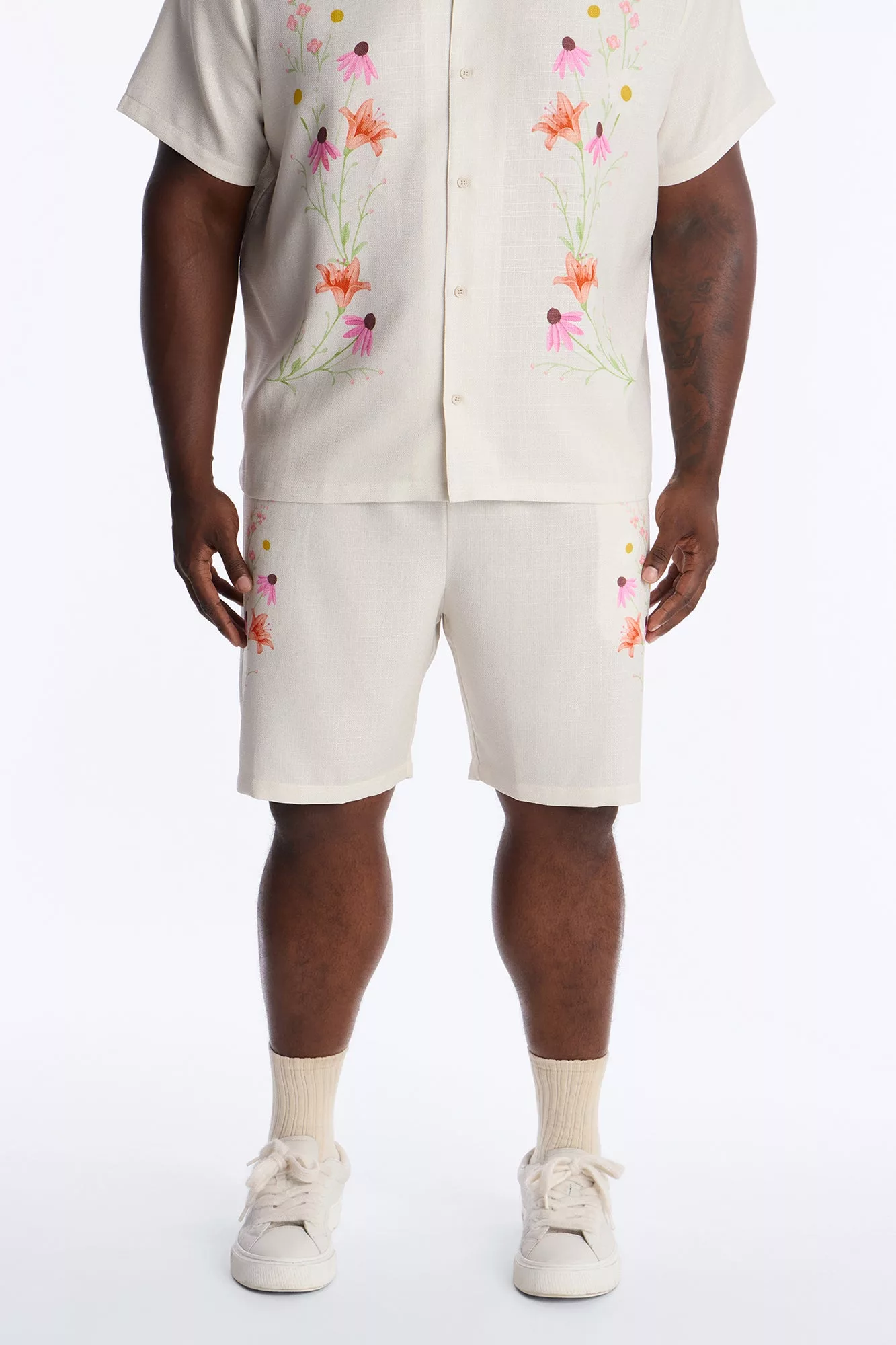 Florus Relaxed Short - Cream/combo