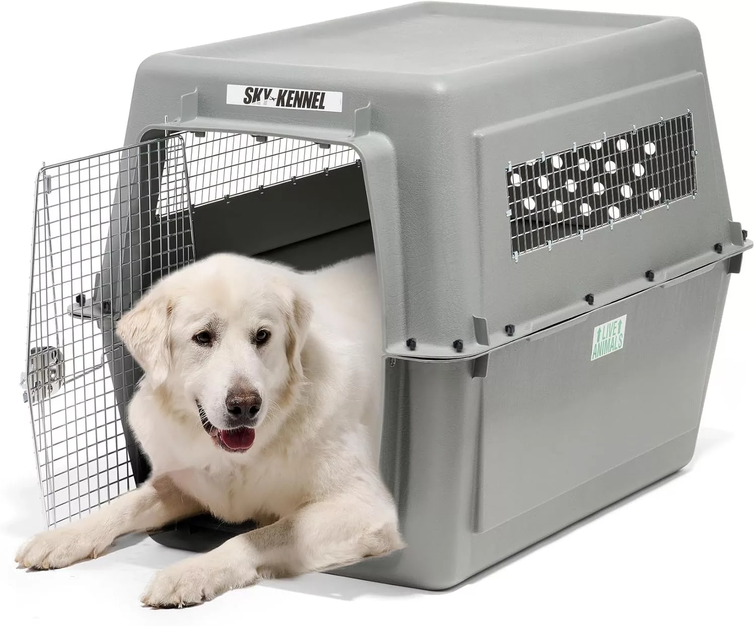 Petmate Sky Kennel Airline Compliant Plastic Dog Crate Giant 48 Inch Heavy Duty