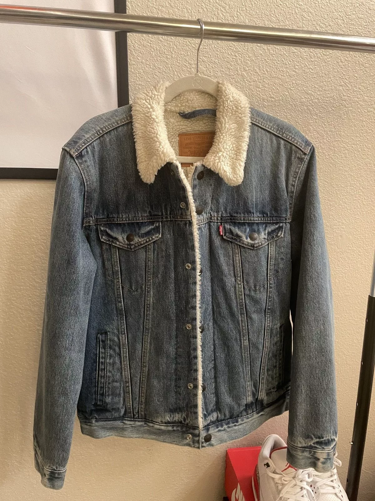 Levi's Denim Jackets Levi's Levi’s Sherpa Lined Denim Jacket Blue