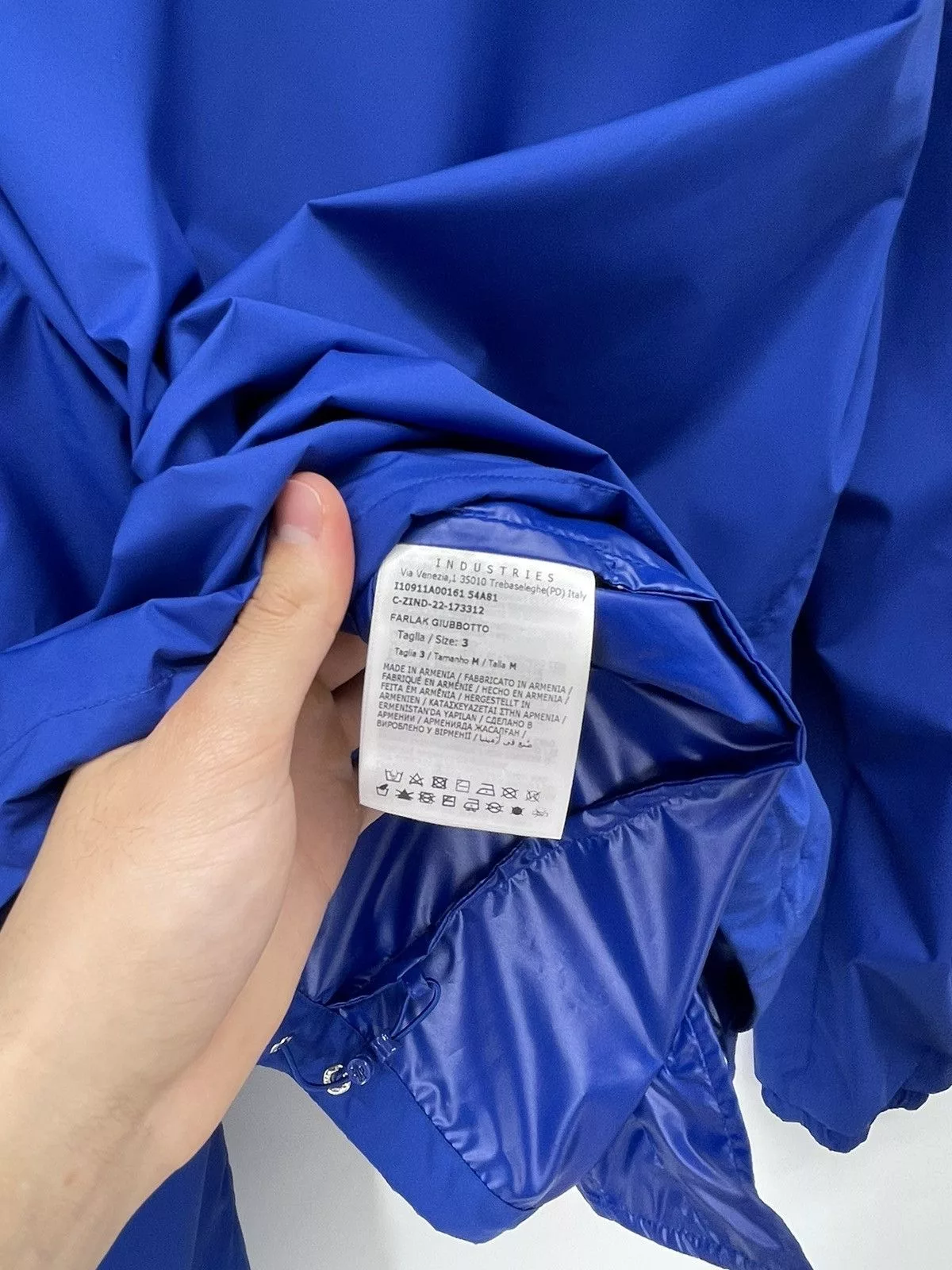 Moncler Light Jackets Moncler Karlak Jacket Size 5 Blue