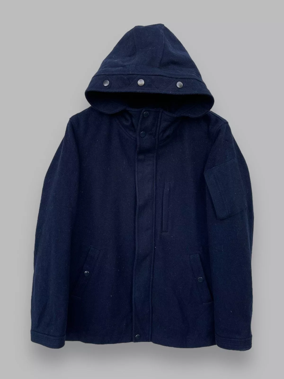 Designer Light Jackets Designer × monkey time Monkey Time Hoodie Jacket Blue Streetwear