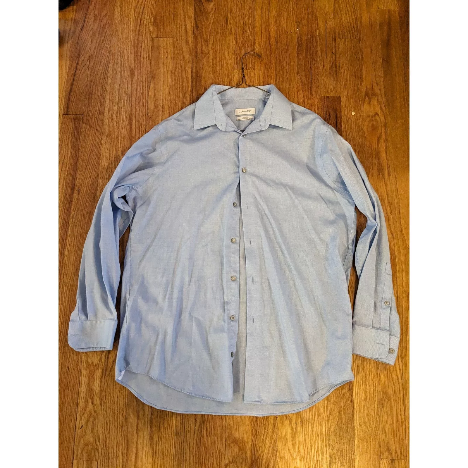 Calvin Klein Shirts Button Ups Calvin Klein Button-Down Dress Shirt Blue