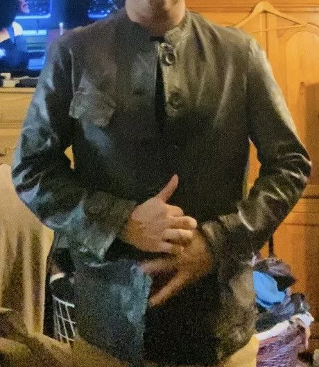 numero 10 Leather Jackets Numero 10 leather jacket Gray