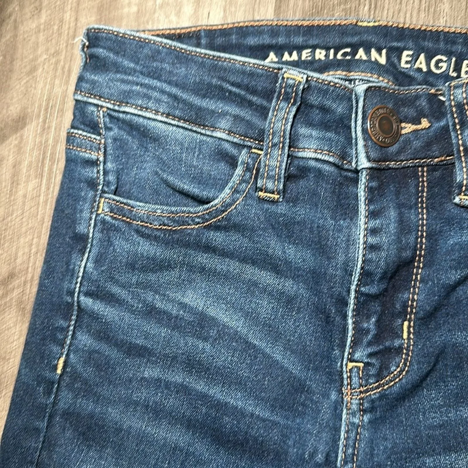 American Eagle Outfitters Jeans American Eagle Outfitters American Eagle Next Level Stretch Distressed Jeggings - 00S Blue