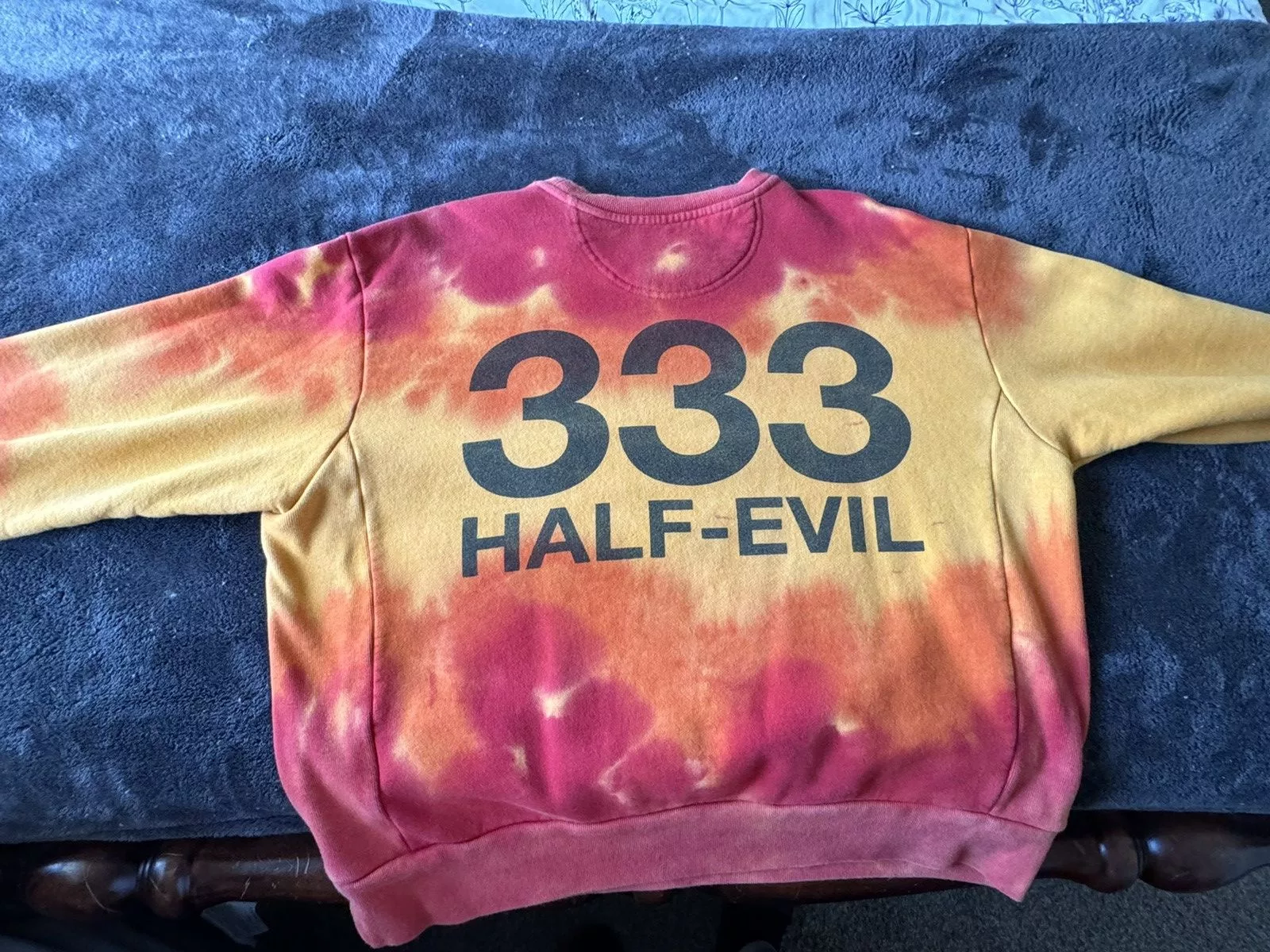 Half Evil Sweatshirts Hoodies Half Evil Crewneck Orange