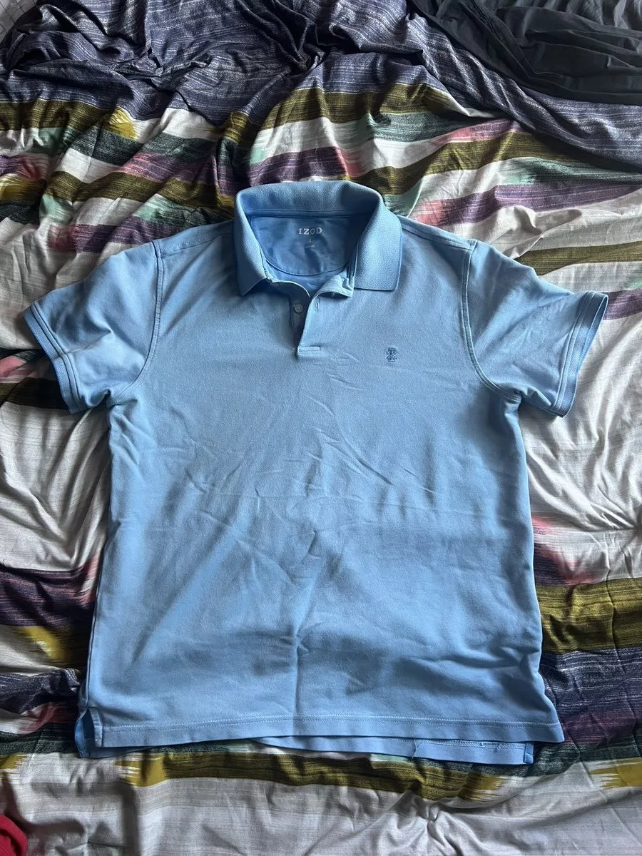 Izod Polos Izod Vintage Polo Shirt Blue