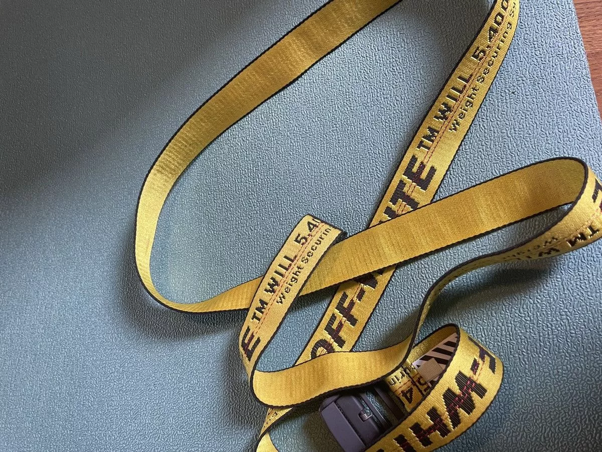 Off-White Belts Off-White Off white Belt Yellow