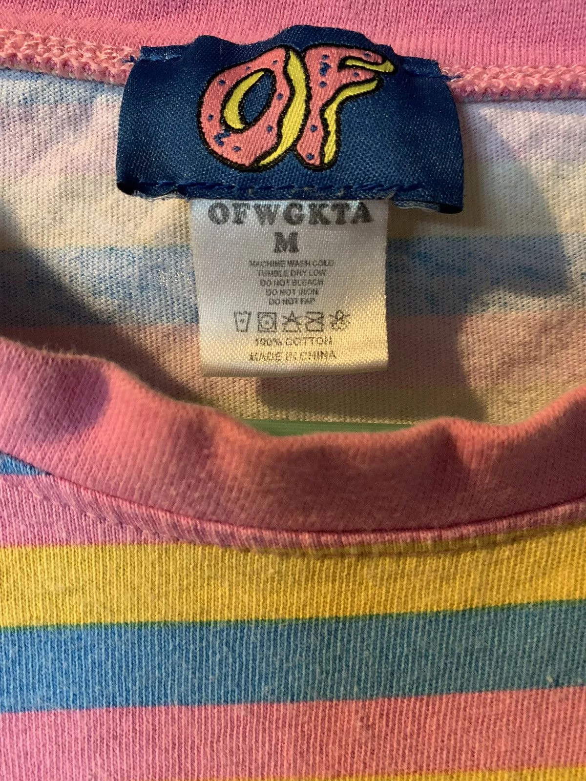 Odd Future Short Sleeve T Shirts Odd Future × Vintage Original Odd Future design Pink Streetwear