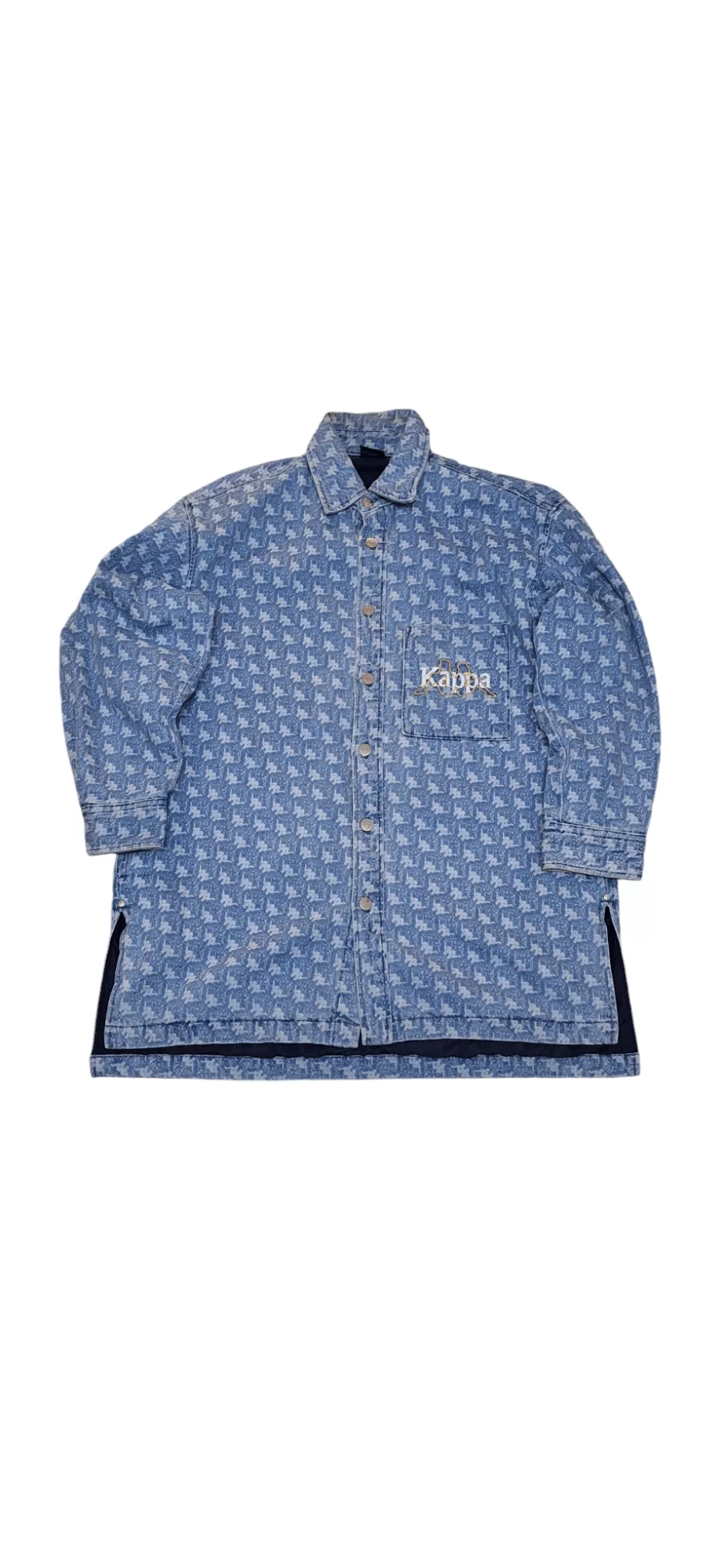 GU Light Jackets GU × Kappa Kappa × Gu Monogram Button Ups Jacket Multi Streetwear
