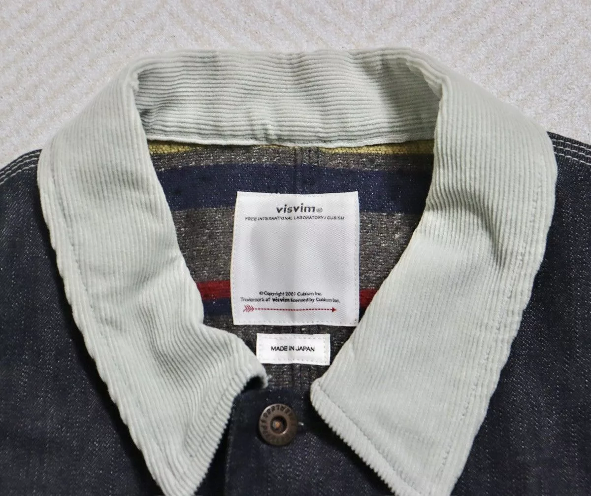 Visvim Light Jackets Visvim 22aw Jumbo Coverall Blue