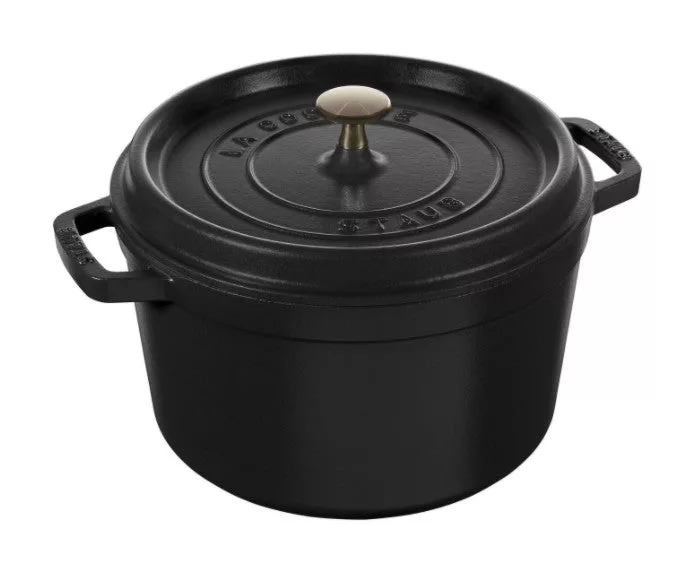 5 QT ROUND TALL COCOTTE MATTE BLACK