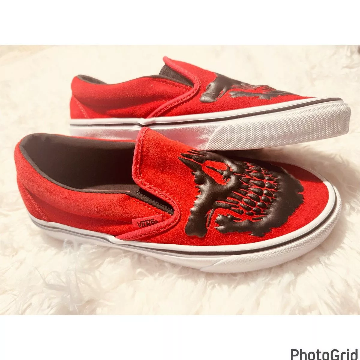 Vans Slip Ons Vans Jawbone Red