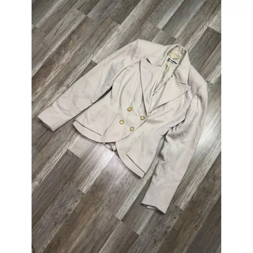 Jil Sander Coats Jil Sander Suit Jacket Size: 36 Beige