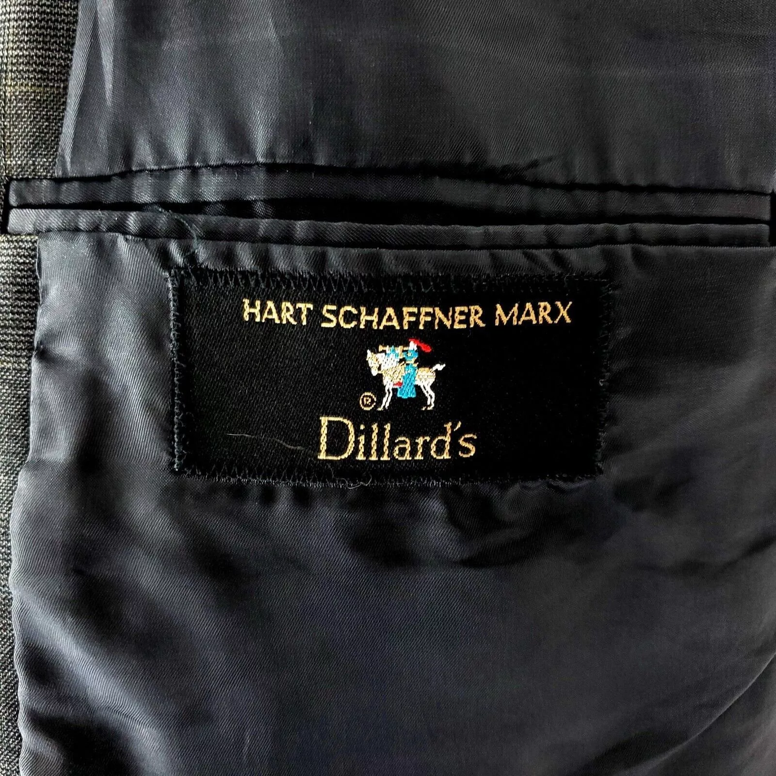 Hart Schaffner Marx Blazers Hart Schaffner Marx Wool 2 Button Blazer 42R Gray Sharkskin