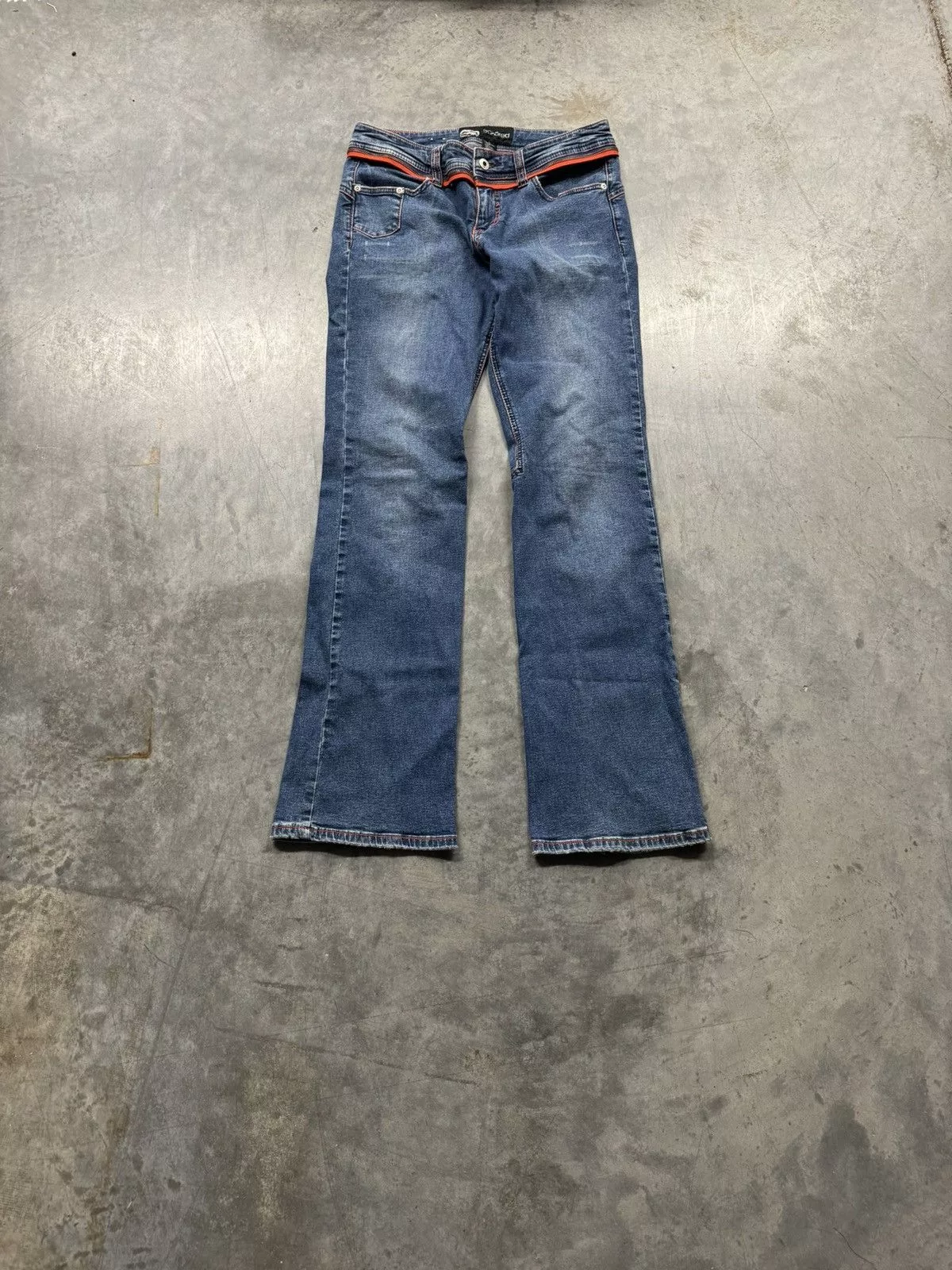 Ecko Unltd. Denim Ecko Unltd. × Vintage Vintage Y2K Ecko Zipper Detail Flare Jeans (30x33) Blue