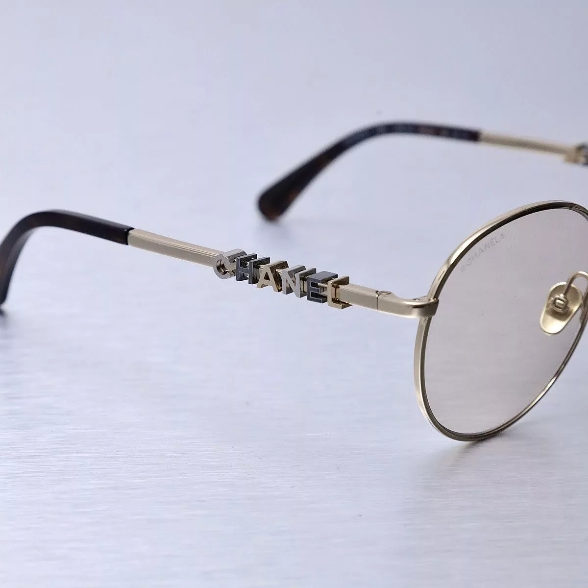 Chanel Sunglasses CHANEL 0CH4282 SUNGLASSES Gold