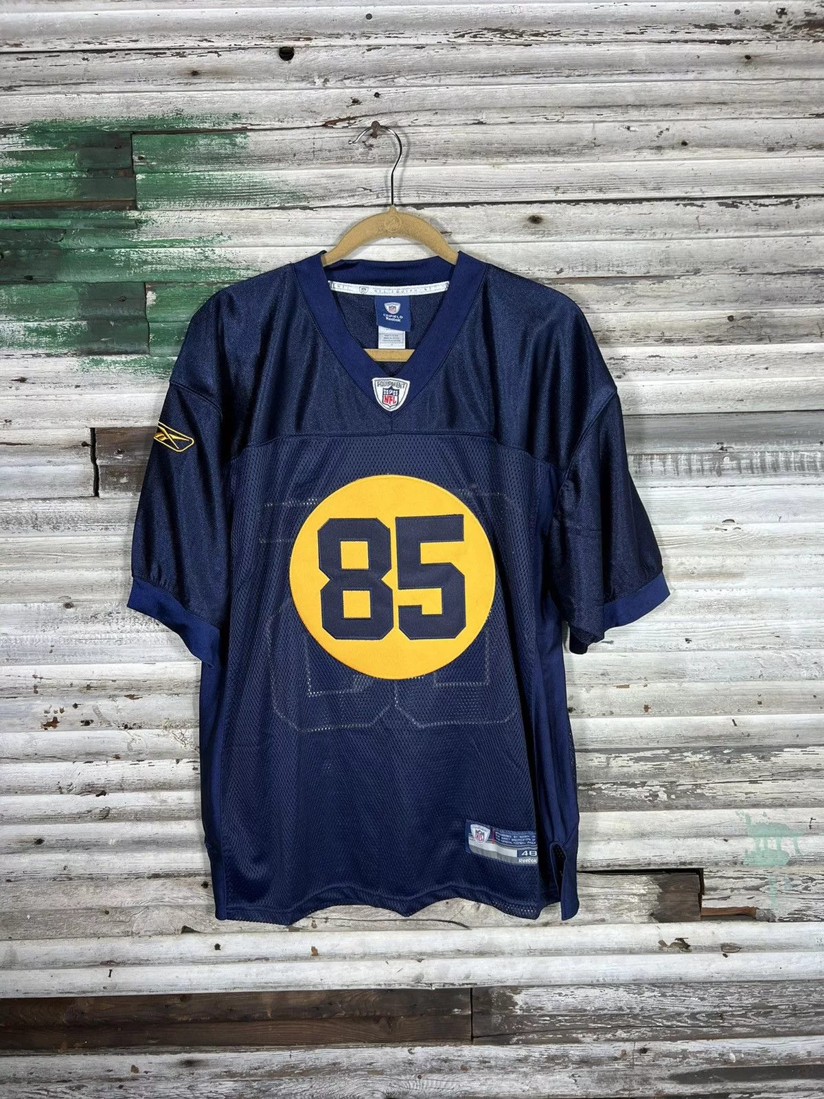 NFL Jerseys NFL × Reebok Rare Greg Jennings Green Bay Packers Reebok Jersey size 48 Blue