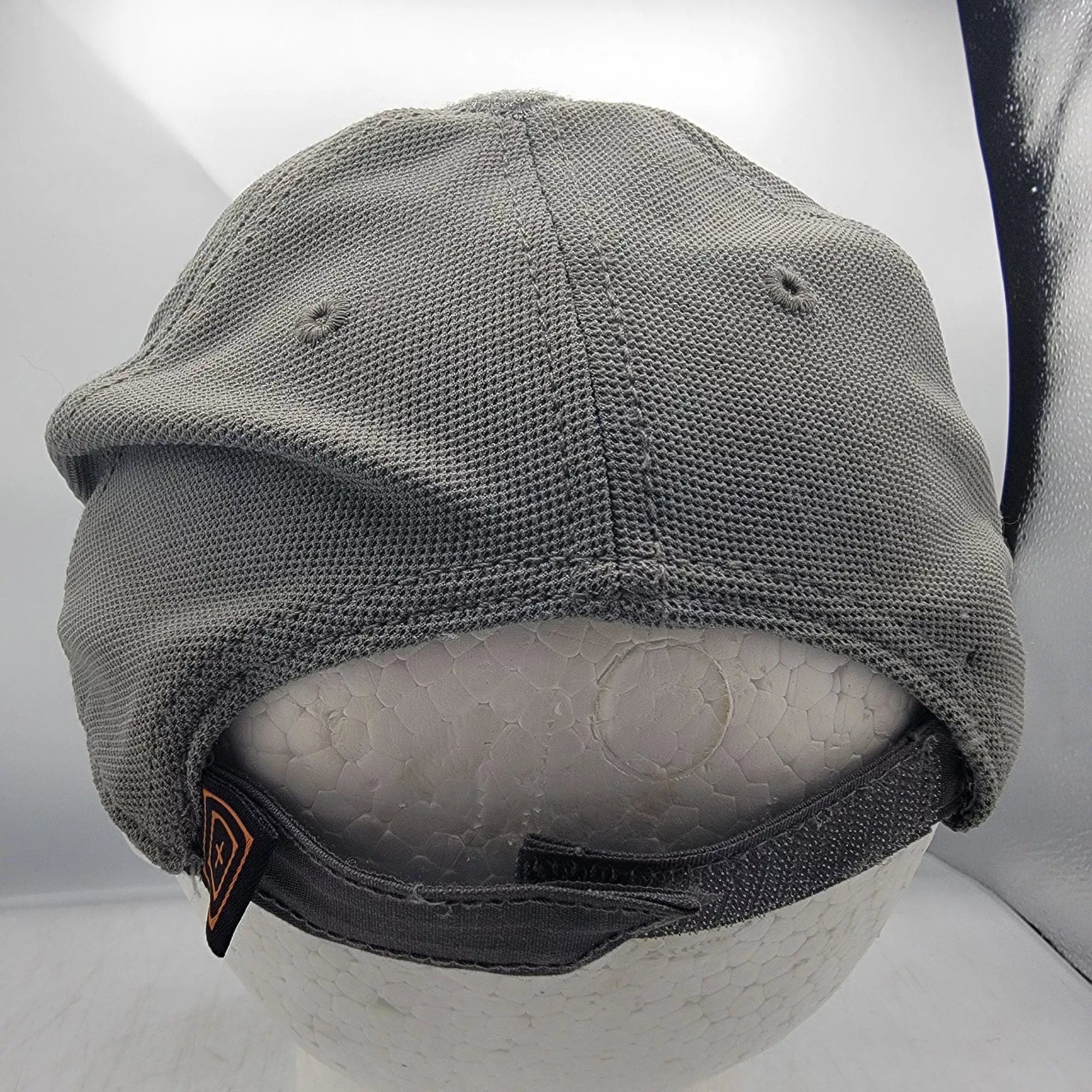5.11 Hats 5.11 Tactical Gray Adjustable Cap With Orange Logo Embroider