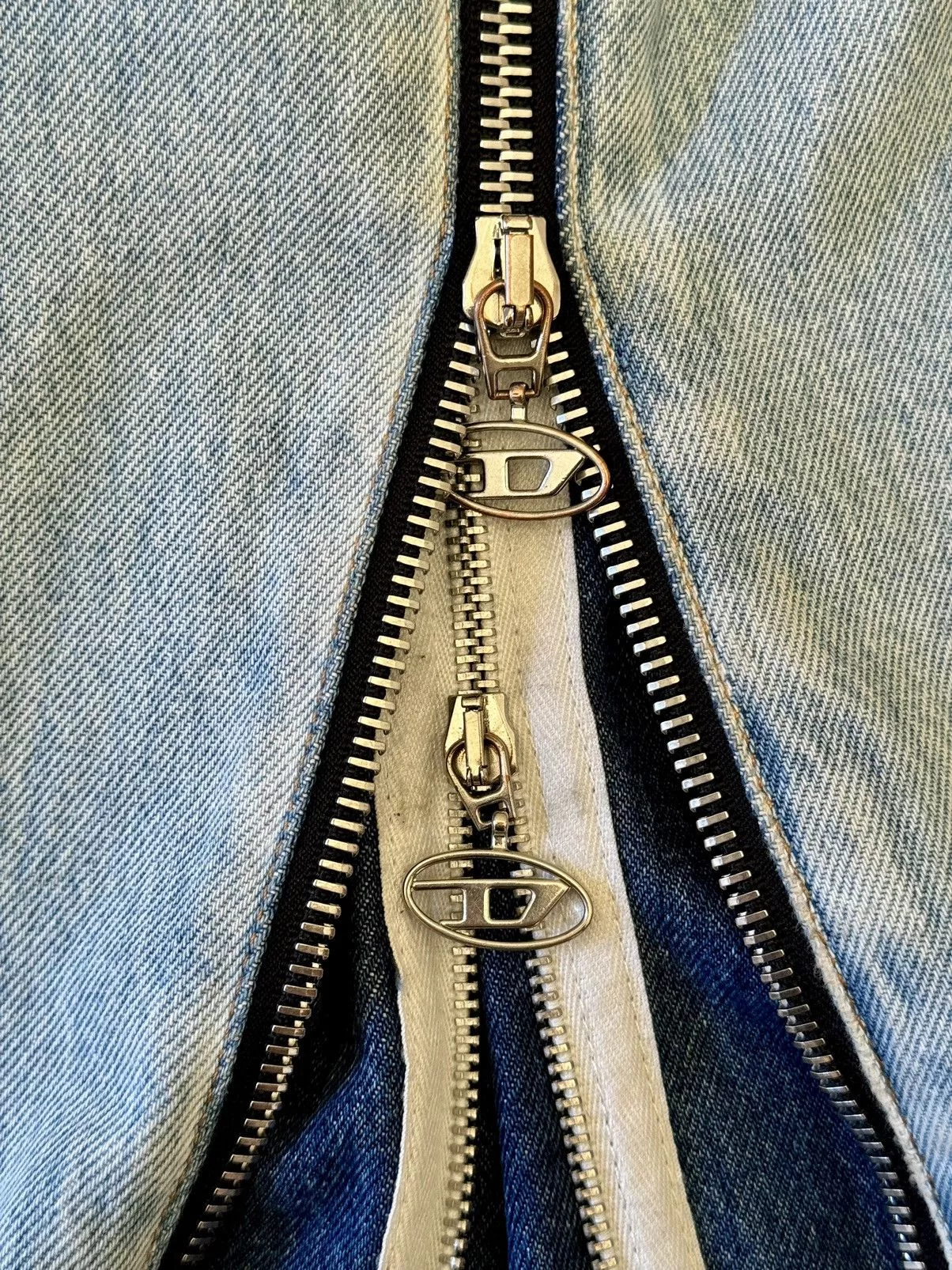 Diesel Denim DIESEL double zip DENIM Blue
