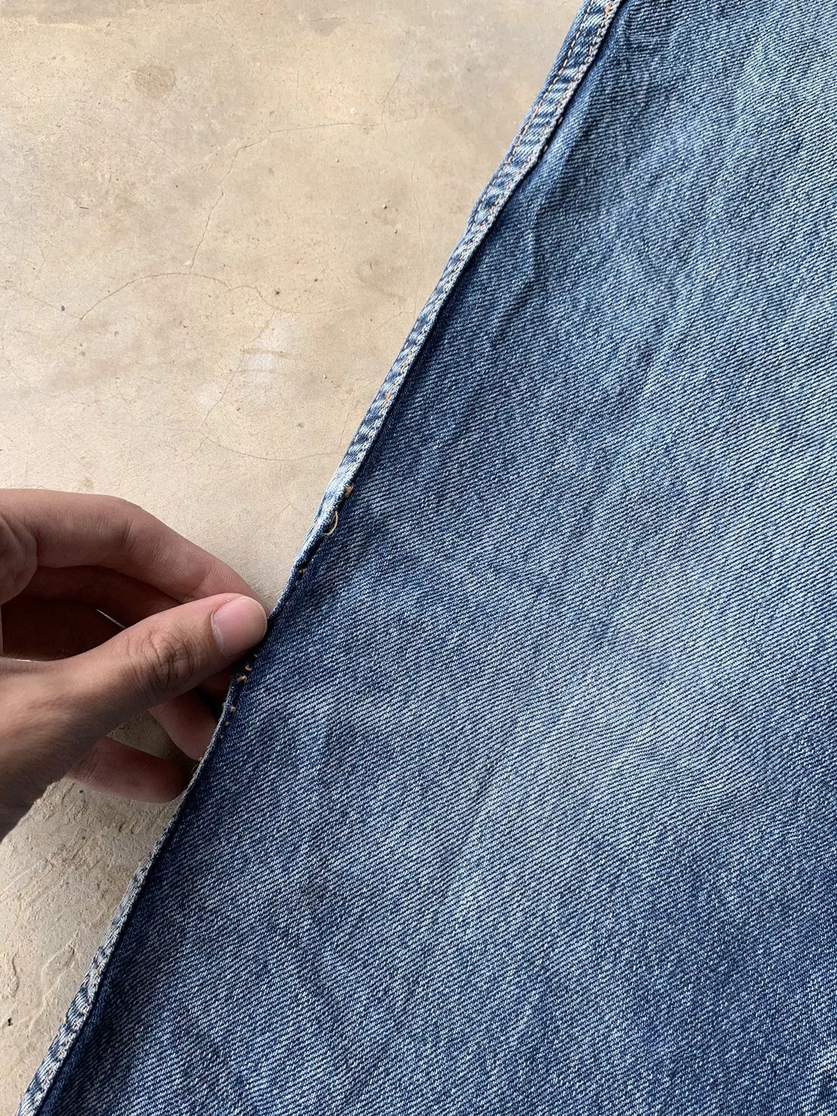 Edwin Denim Edwin × Vintage VINTAGE EDWIN DISTRESSED DENIM Blue