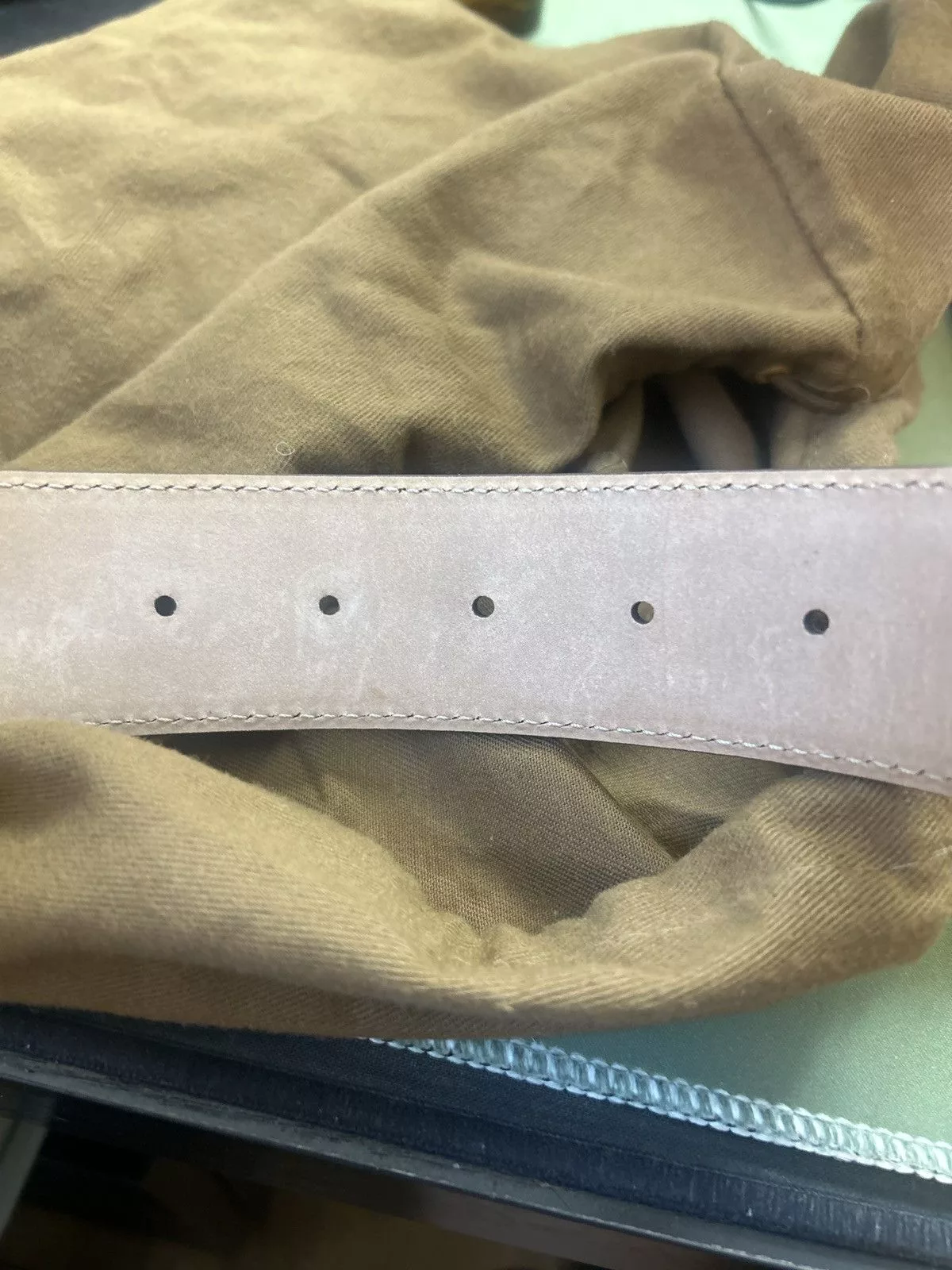 Gucci Belts Gucci purple leather belt