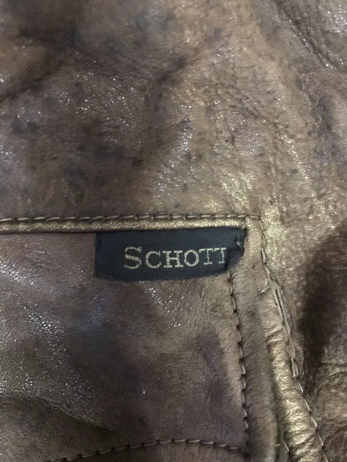 Schott Leather Jackets Schott Leather jacket Brown