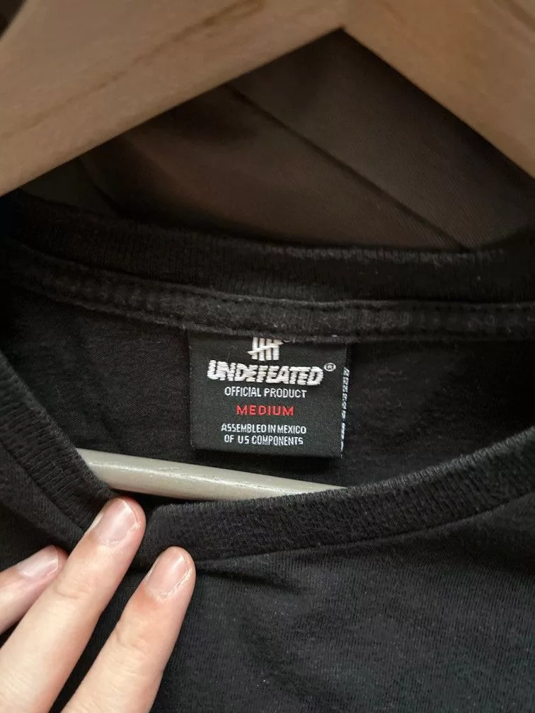 Undefeated Short Sleeve T Shirts Undefeated Black tee