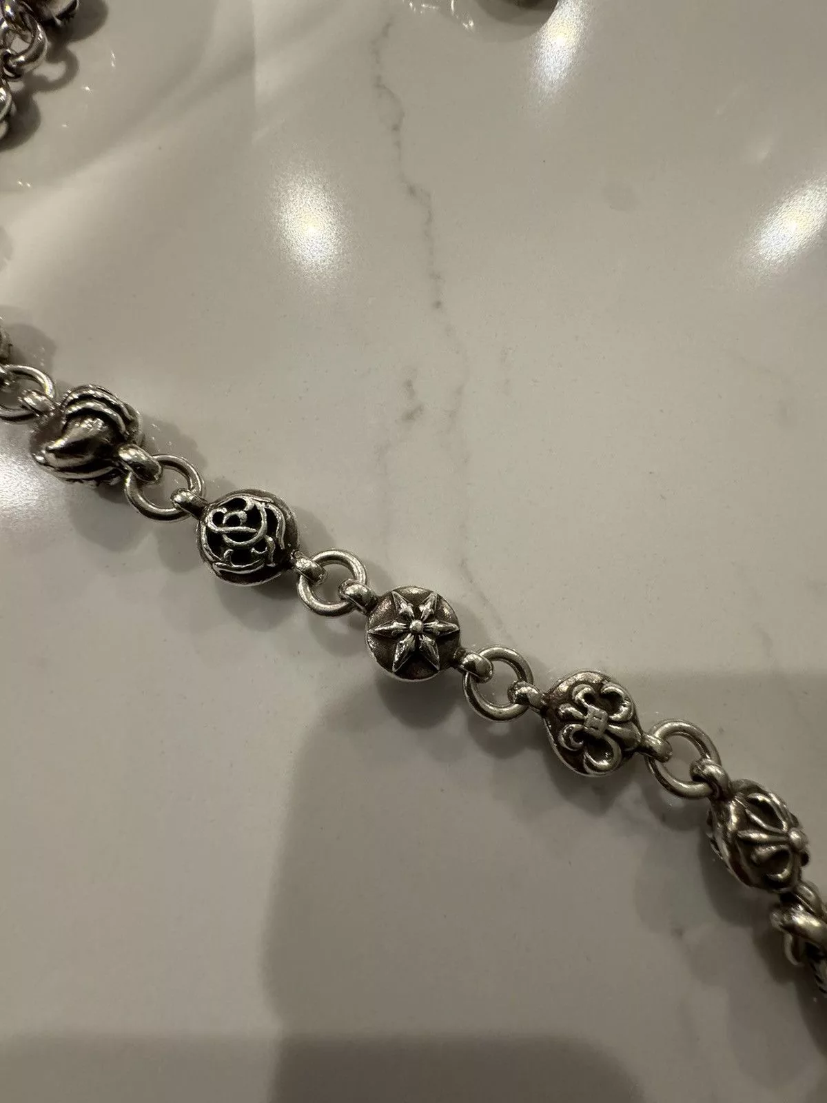 Chrome Hearts Wallets Chrome Hearts CHROME HEART WALLET CHAIN Silver