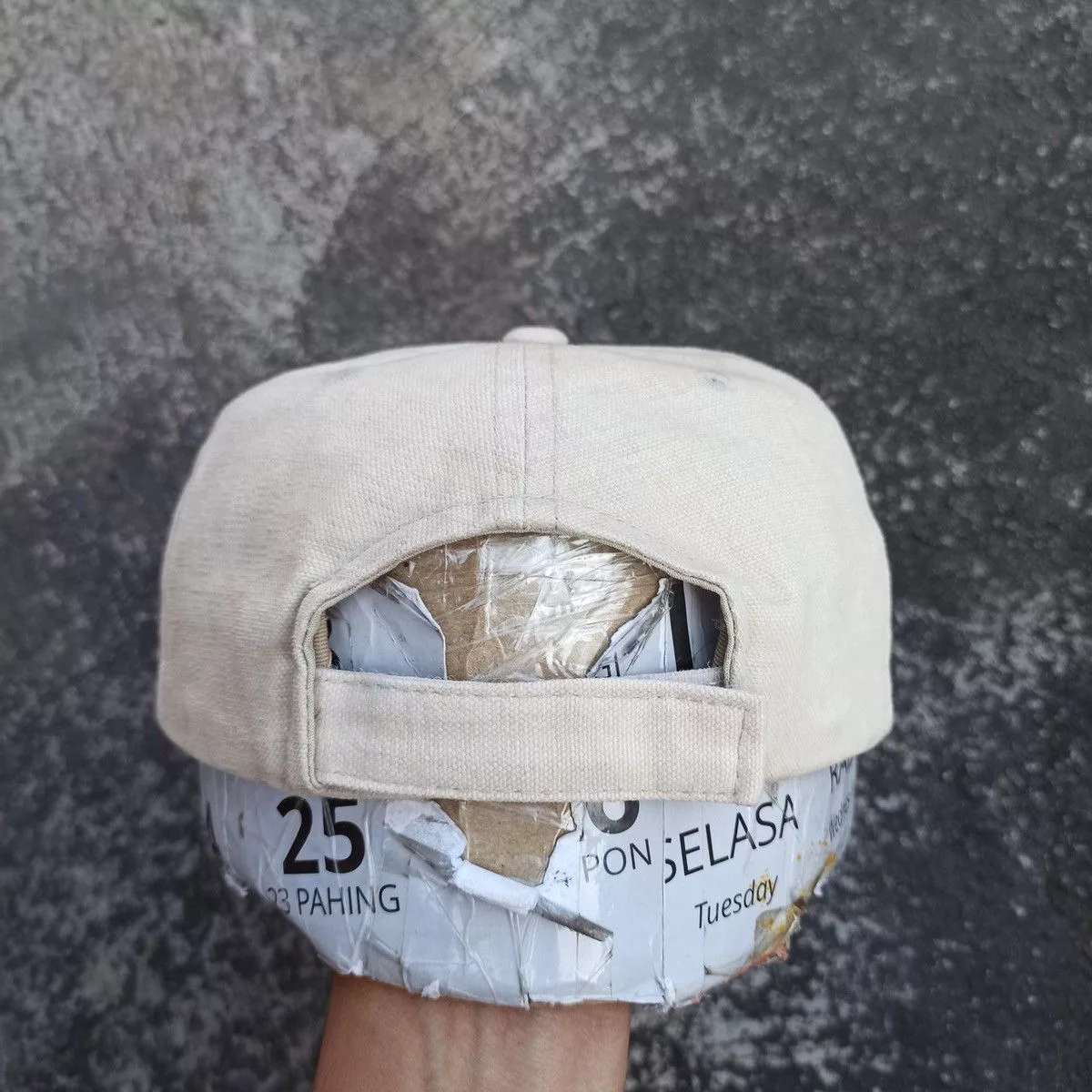 Other Hats Other Vintage 100% catton initials RB roller Blade cap White