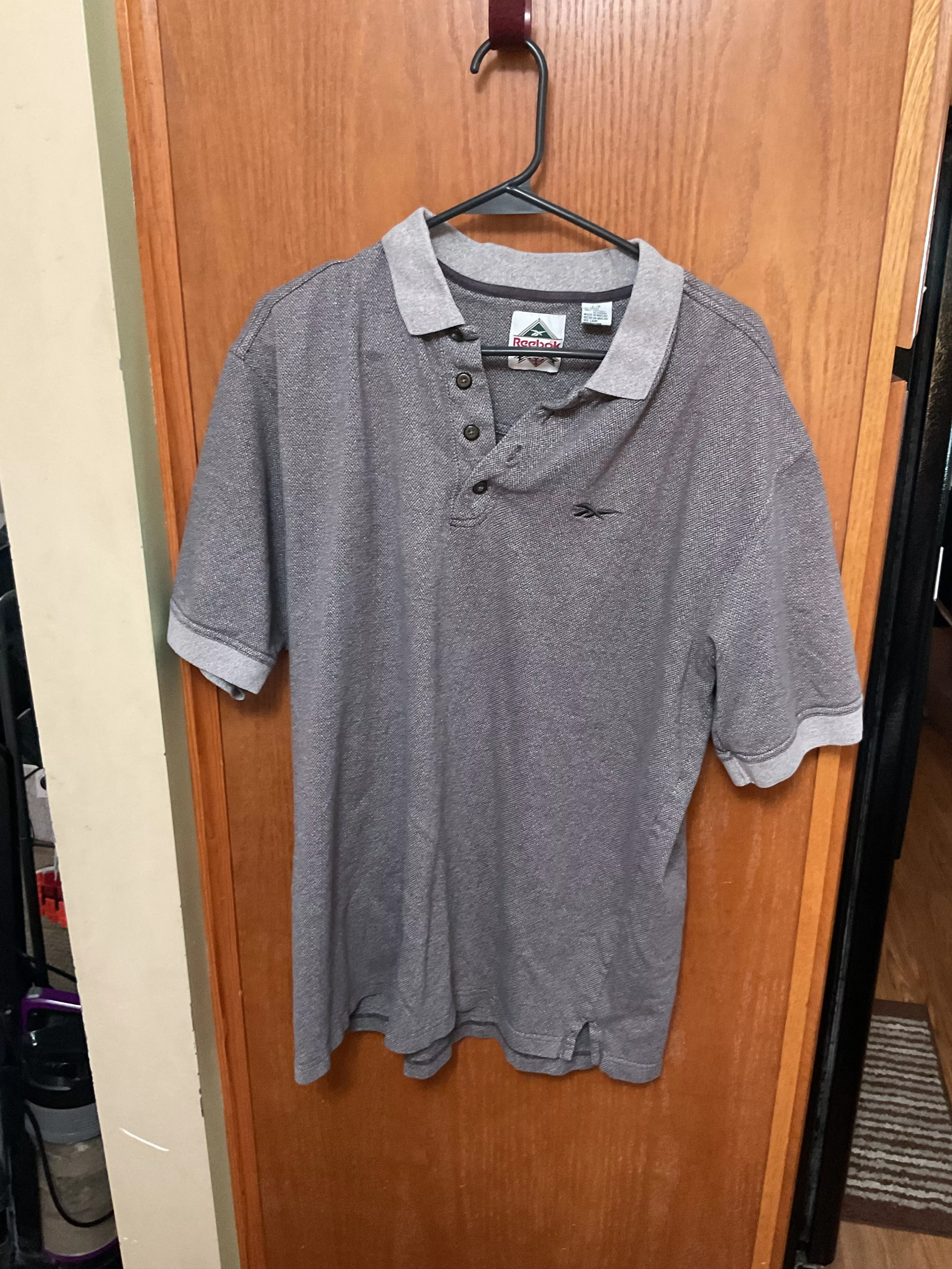 Reebok Polos Reebok × Vintage Vintage Reebok Polo Gray