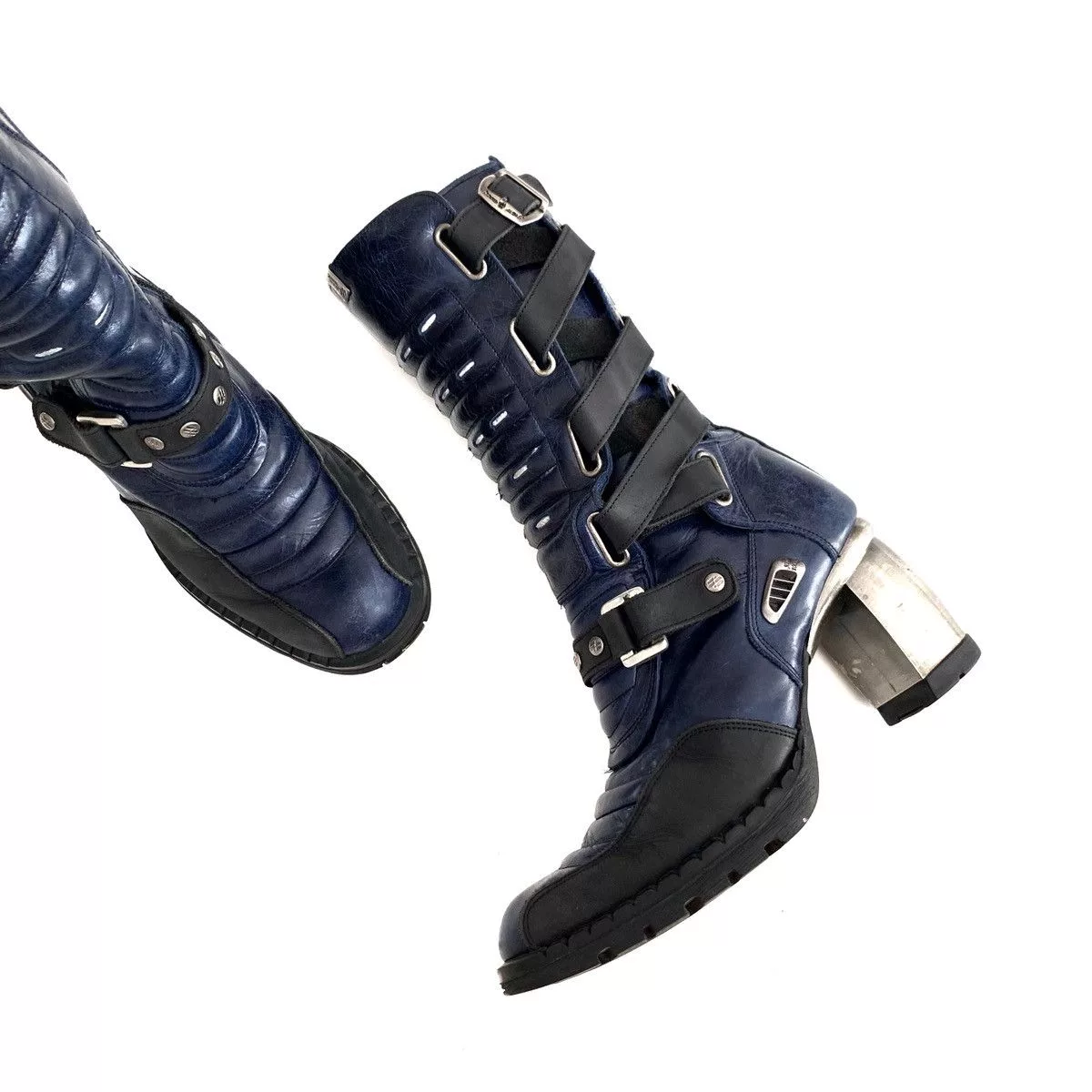 New Rock Boots New Rock Blue Boots Vintage Black