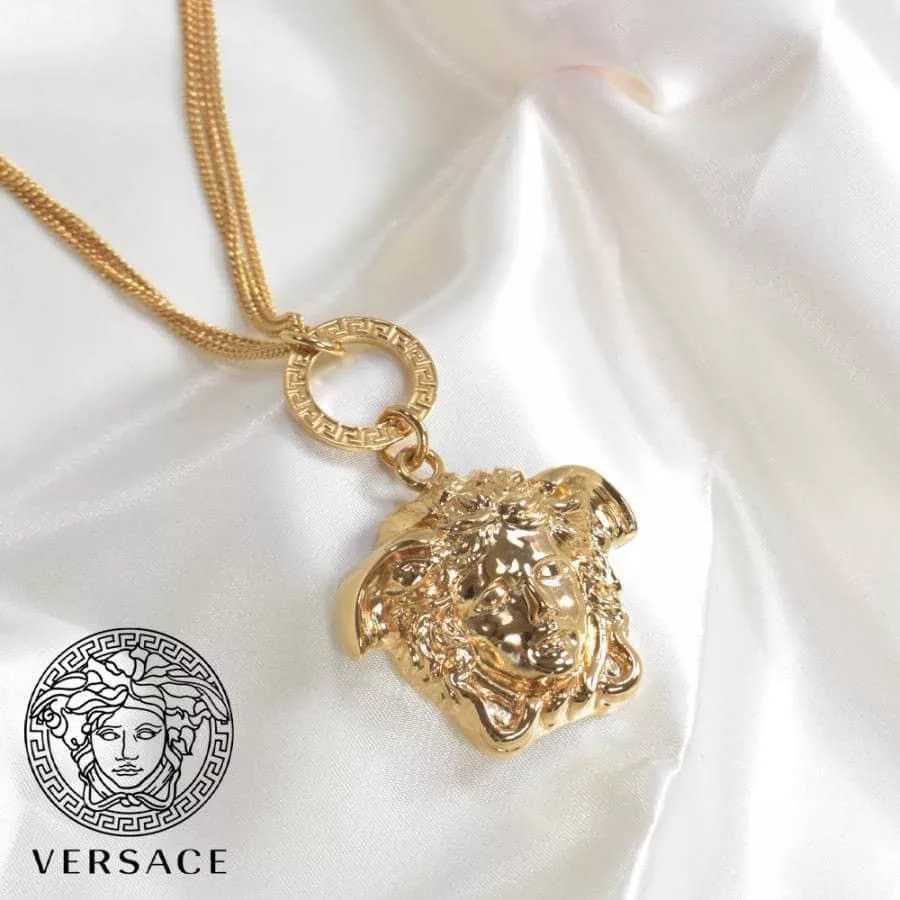 Versace Jewelry Watches Versace Medusa Pendant Gold Stack Chain