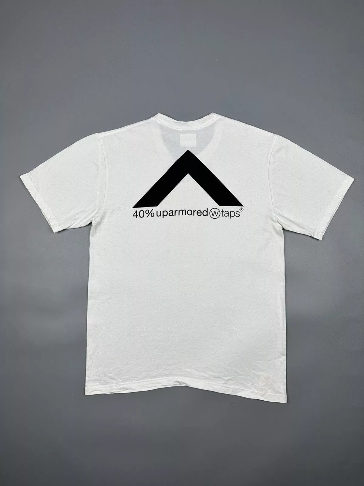 Wtaps Short Sleeve T Shirts Wtaps 40% Uparmored Tee White