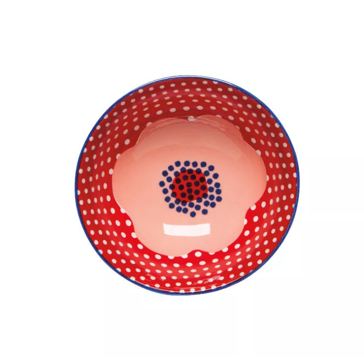 Poppy 4.5" Stamped Bowl