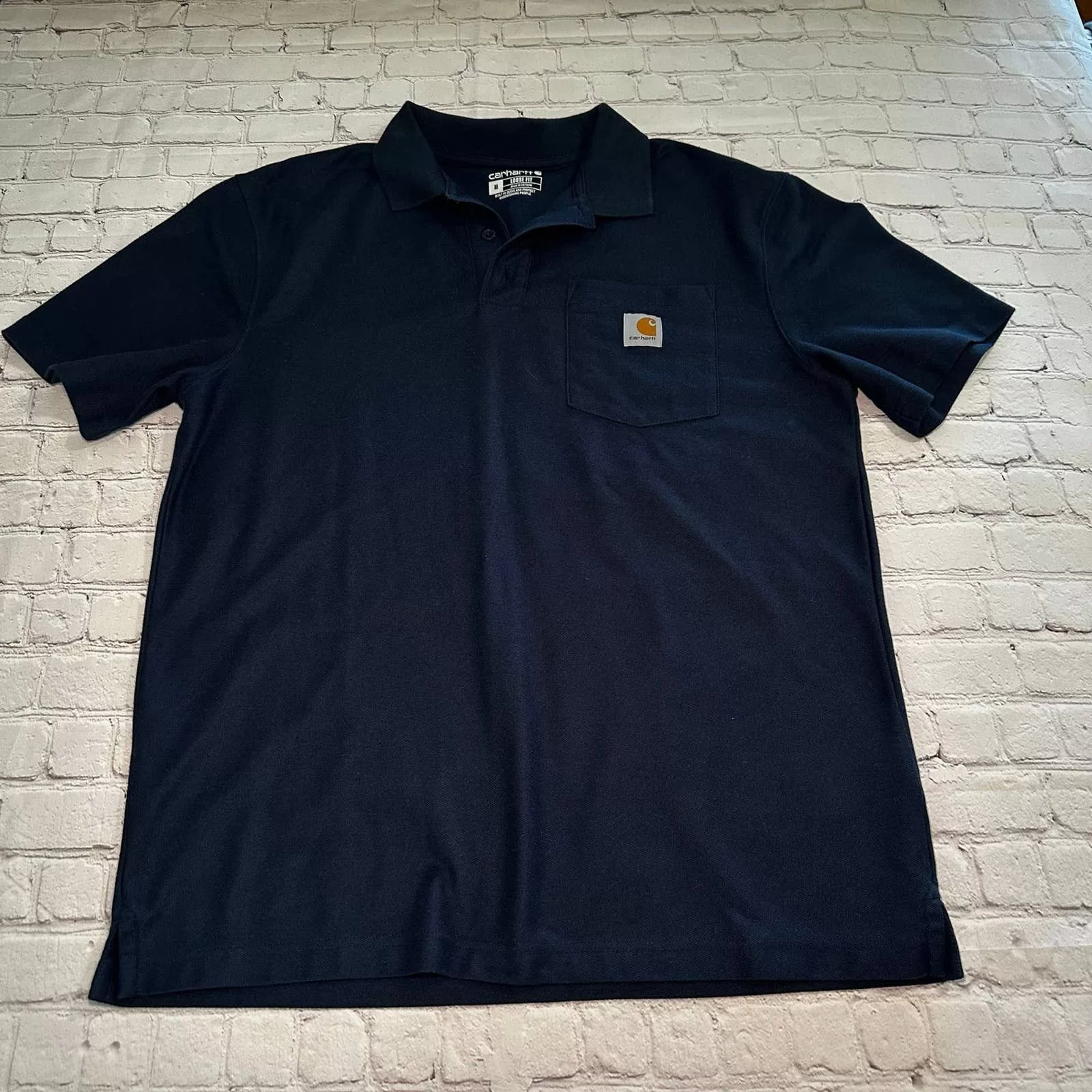 Carhartt Short Sleeve T Shirts Carhartt polo size medium Blue