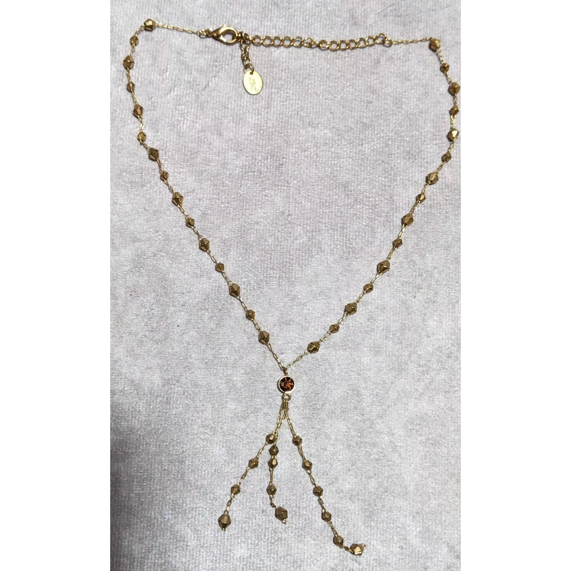 Other Necklaces Other Y2K Icing Gold Beaded Tassel Necklace