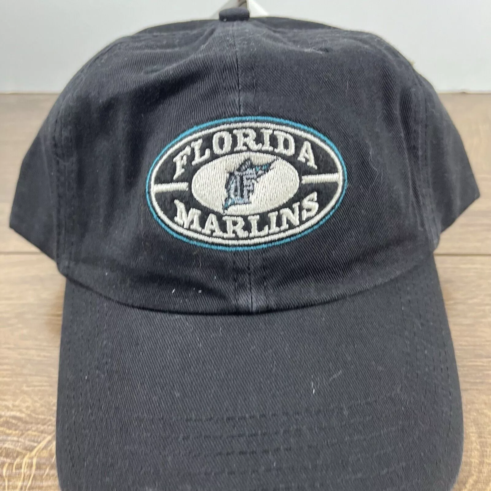 Other Hats Other Florida Marlins MLB Hat Marlins Black Hat Adjustable Black A