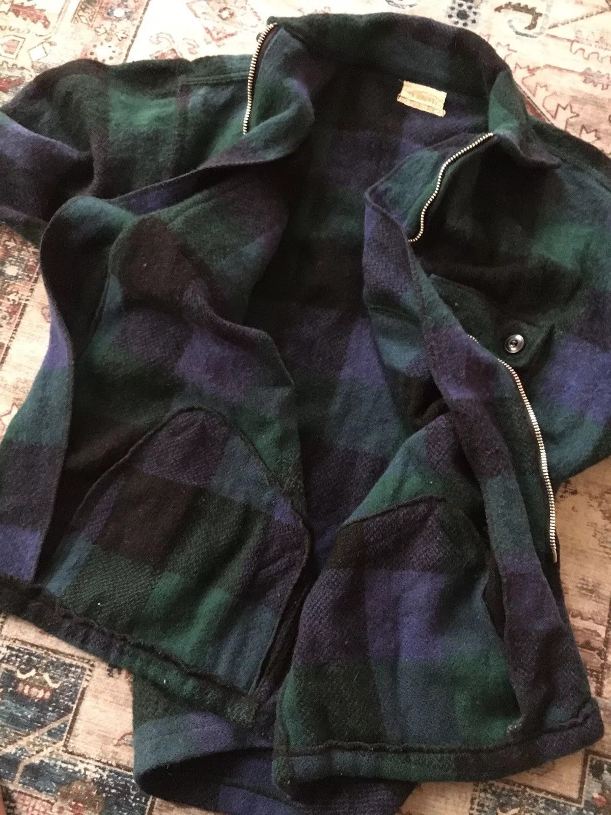 Original Montgomery Light Jackets Original Montgomery Vintage Montgomery Ward ES TERWILLIGER JR Jacket Multi