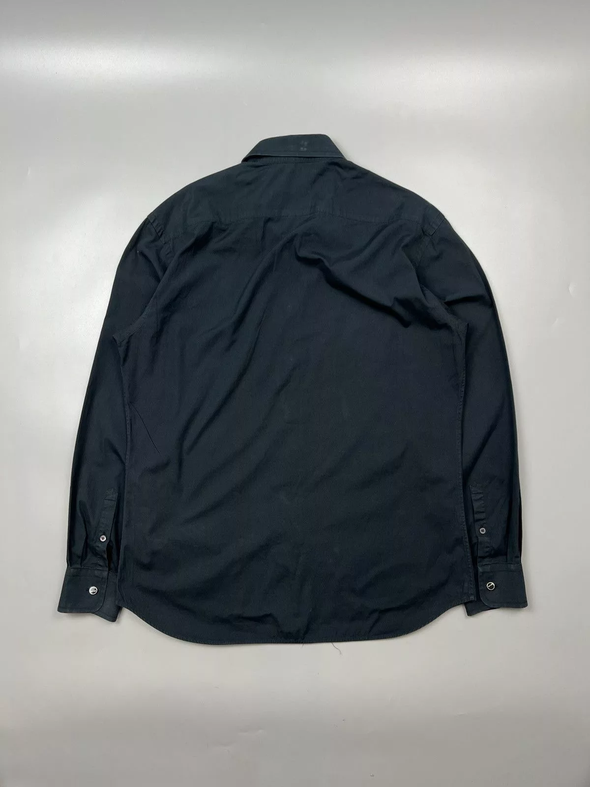 Prada Shirts Button Ups Prada Black Cotton Shirt (Y0437)