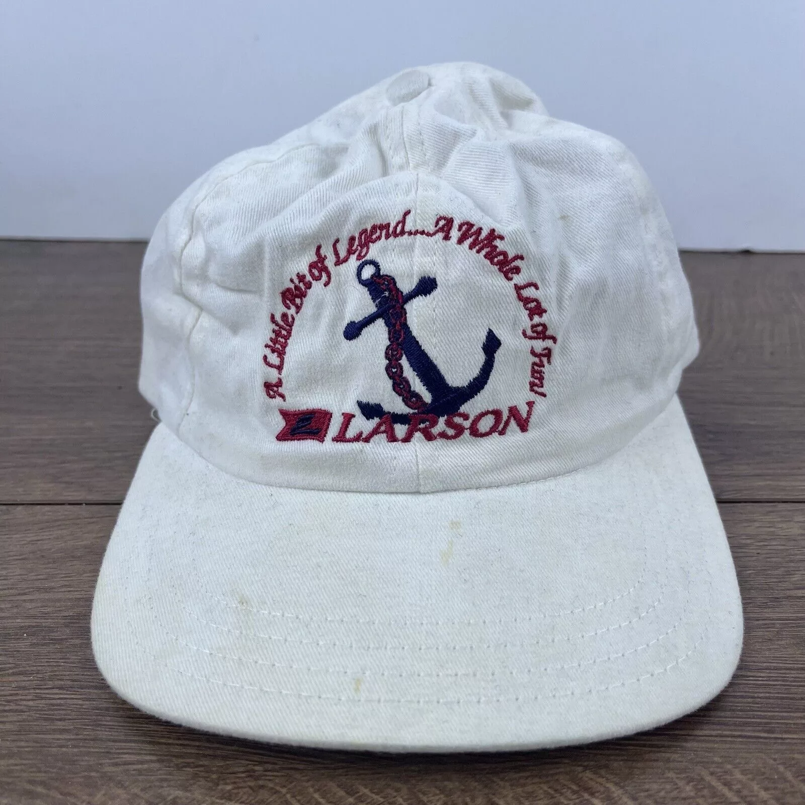 Other Hats Other Larson Hat Larson Adjustable Hat White Hat Adjustable White