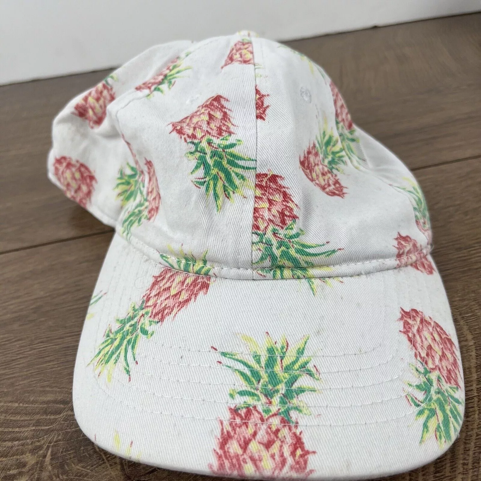 Other Hats Other Pineapple Adjustable Hat White Pineapple Adjustable Hat Adul