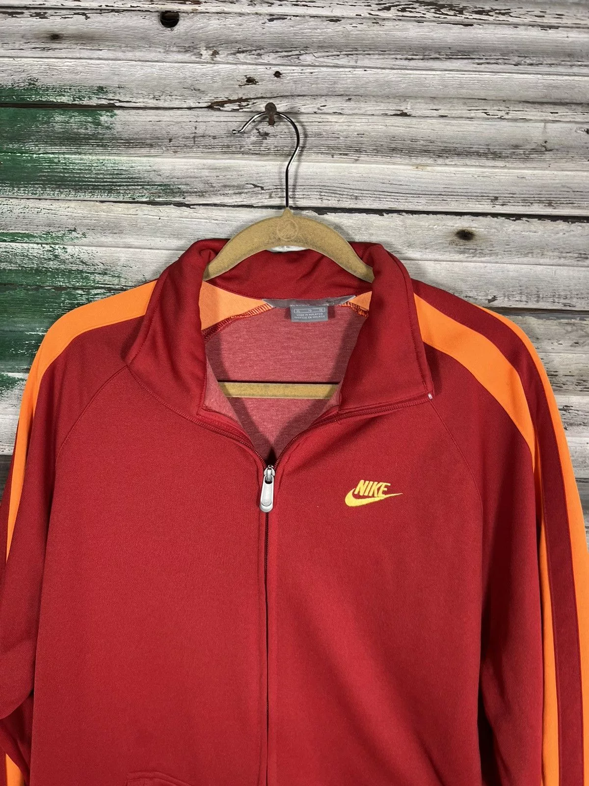 Nike Light Jackets Nike × Vintage Vintage Nike Track Jacket Red