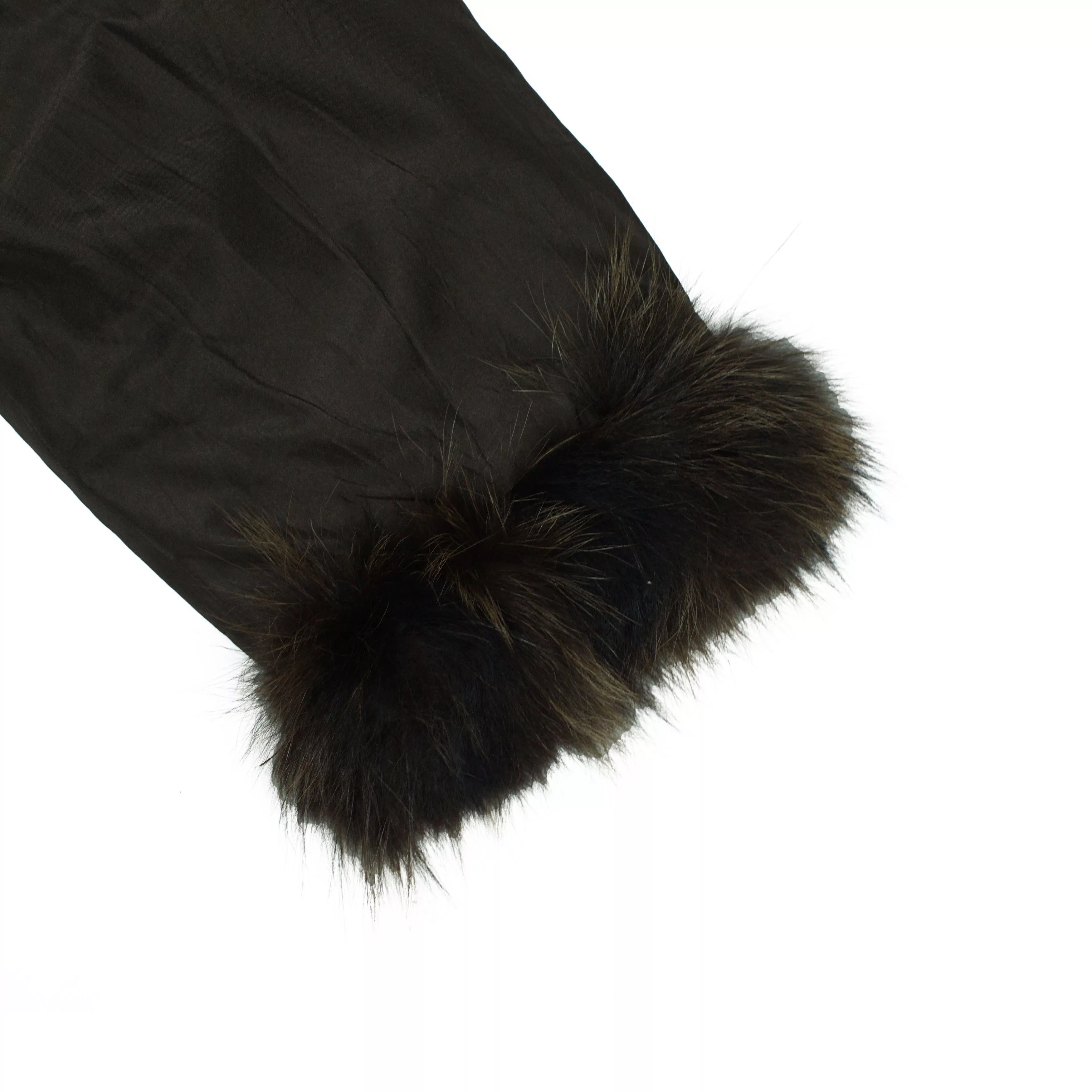 Balmain Jackets Balmain × Vintage Balmain Silk Blue Fox Fur Jacket Multi Luxury