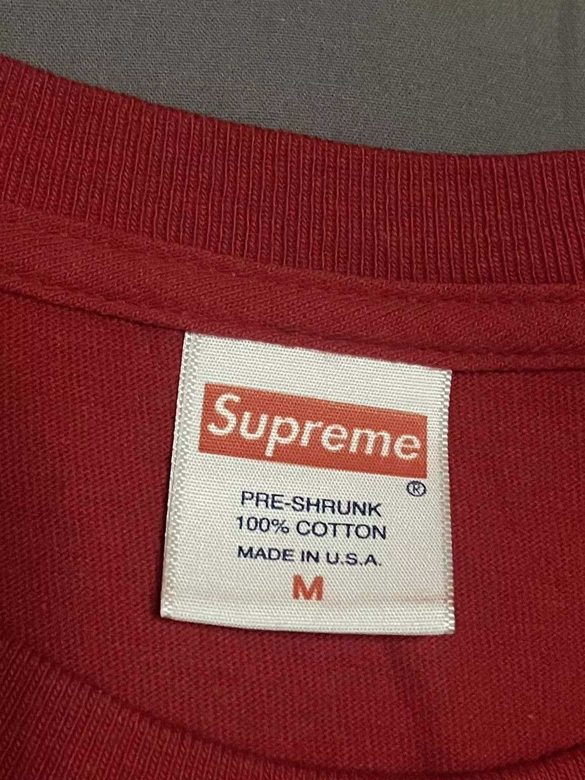 Supreme Short Sleeve T Shirts Supreme elephant tee red medium