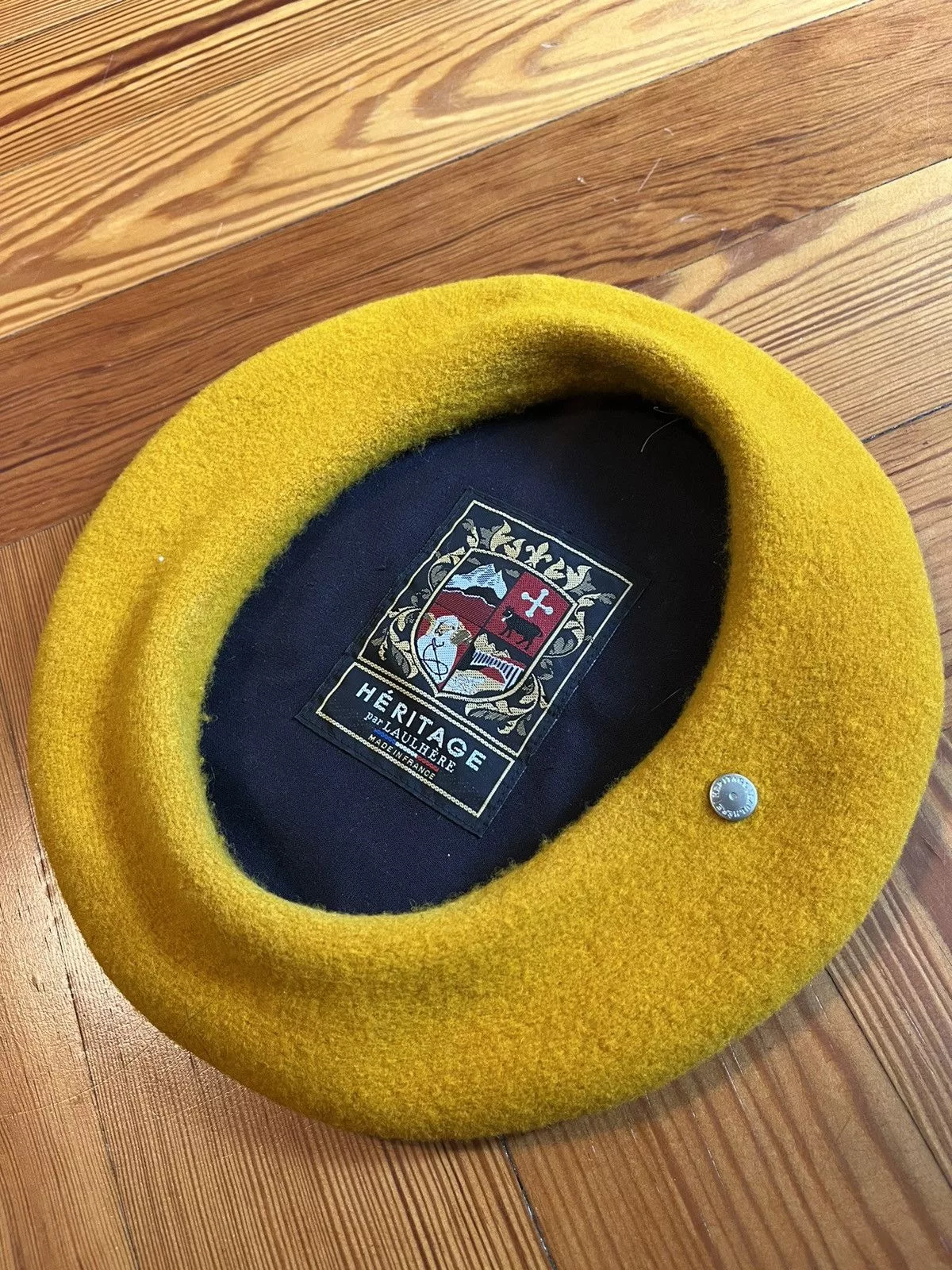 Other Hats Other Authentic Laulhère Béret Yellow