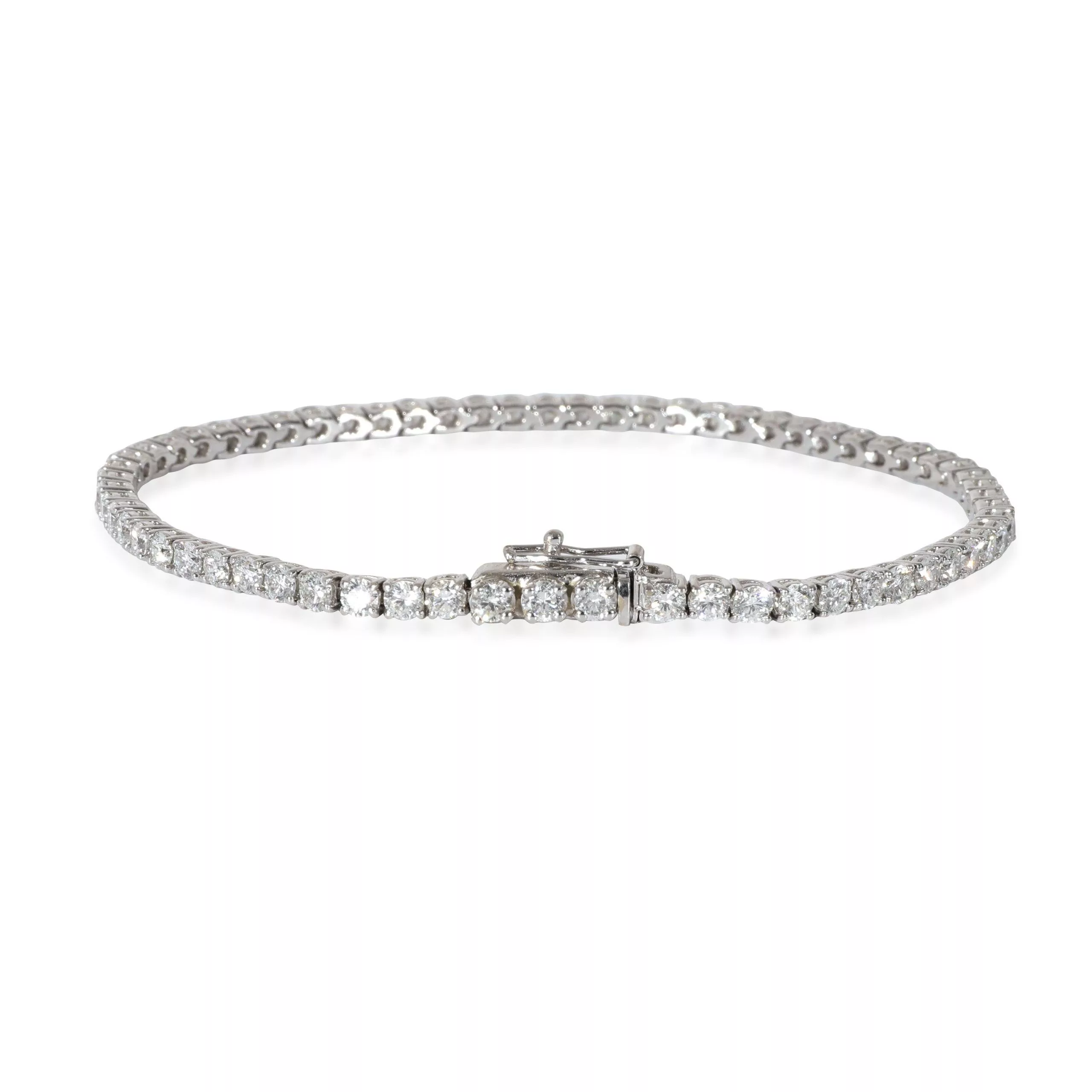 Tiffany & Co. Rings Tiffany & Co. Diamond Tennis Bracelet in 14k White Gold 4.22 CTW
