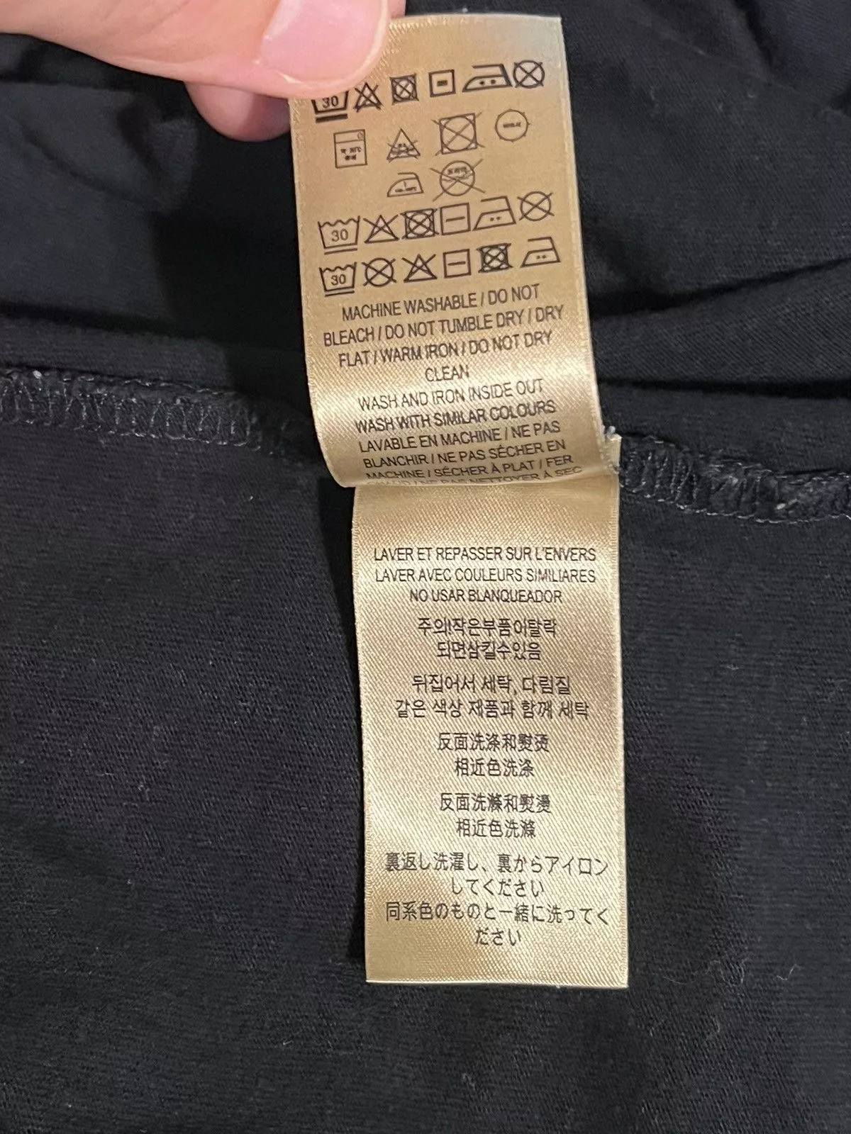 Burberry Short Sleeve T Shirts Burberry split tee Blue