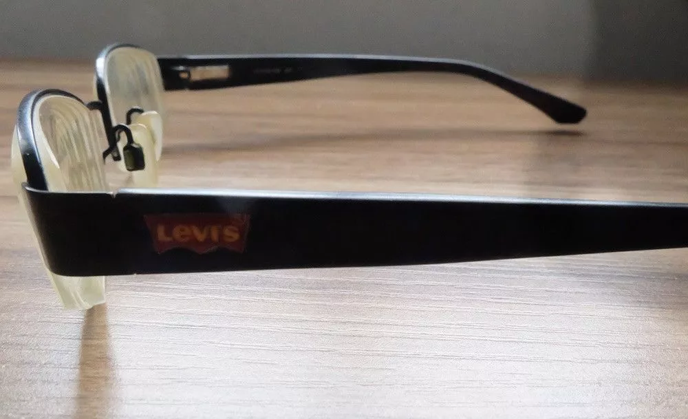 Levi's Glasses Levi's Half Frame Glasses Black